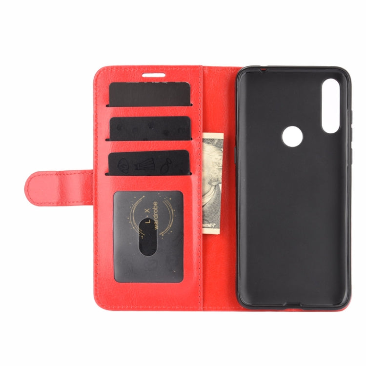 For Vodafone Smart V11 R64 Texture Single Horizontal Flip Protective Case with Holder & Card Slots & Wallet& Photo Frame