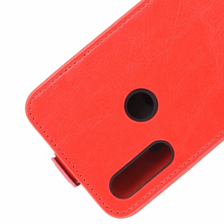 For Vodafone Smart V11 R64 Texture Single Vertical Flip Leather Protective Case with Card Slots & Photo Frame