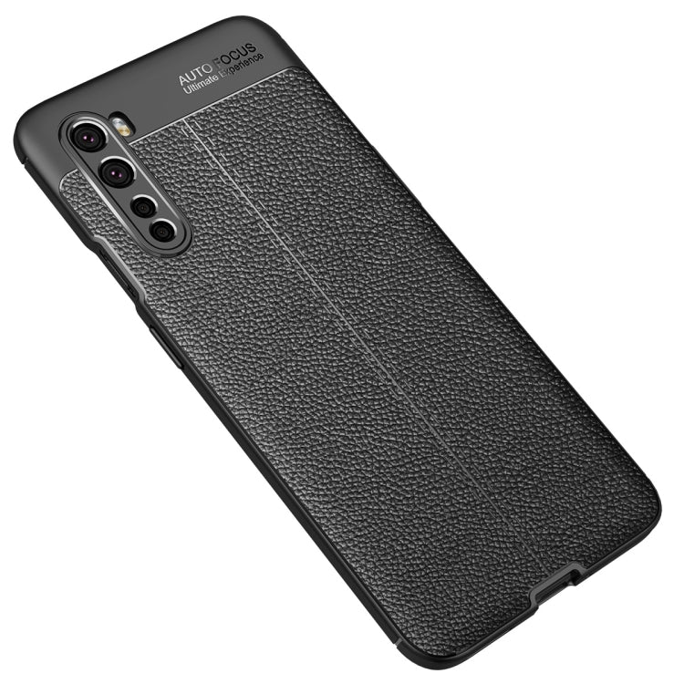For OnePlus Nord Litchi Texture TPU Shockproof Case