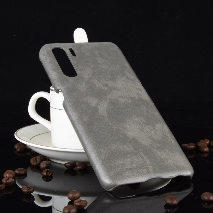 For OPPO A91 Shockproof Litchi Texture PC + PU Case