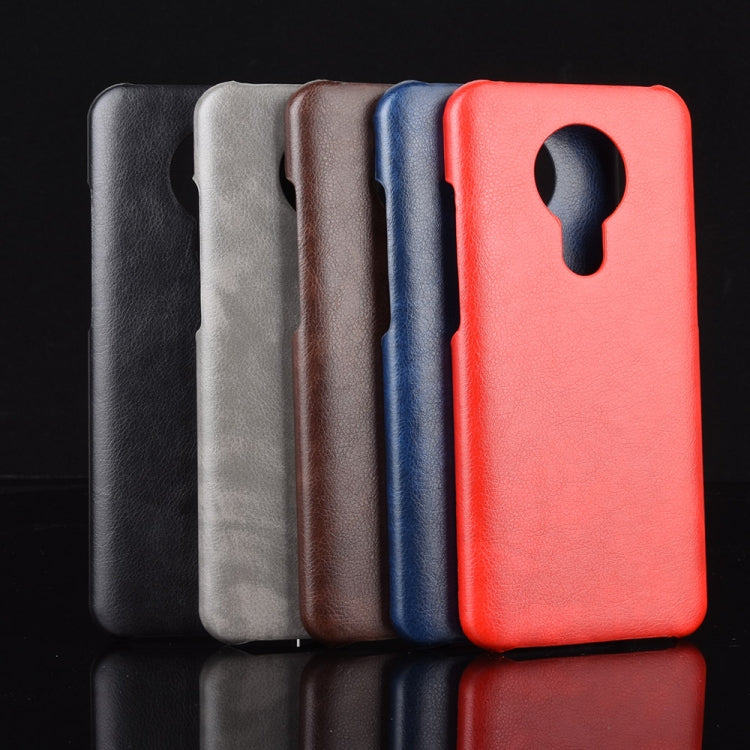 For Nokia 5.3 Shockproof Litchi Texture PC + PU Case