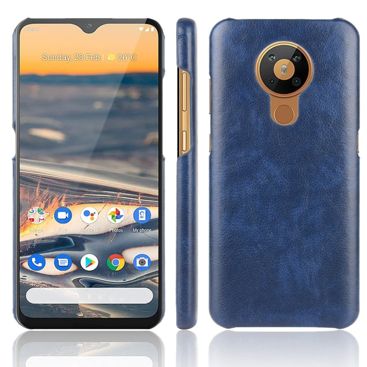 For Nokia 5.3 Shockproof Litchi Texture PC + PU Case