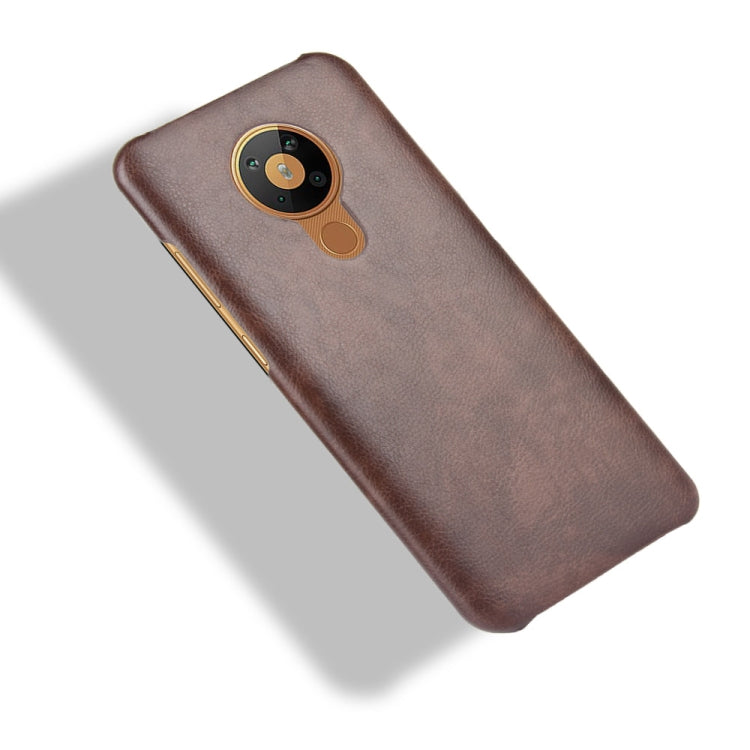 For Nokia 5.3 Shockproof Litchi Texture PC + PU Case