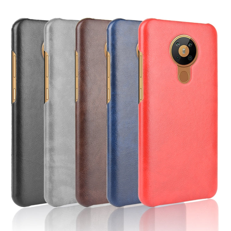 For Nokia 5.3 Shockproof Litchi Texture PC + PU Case
