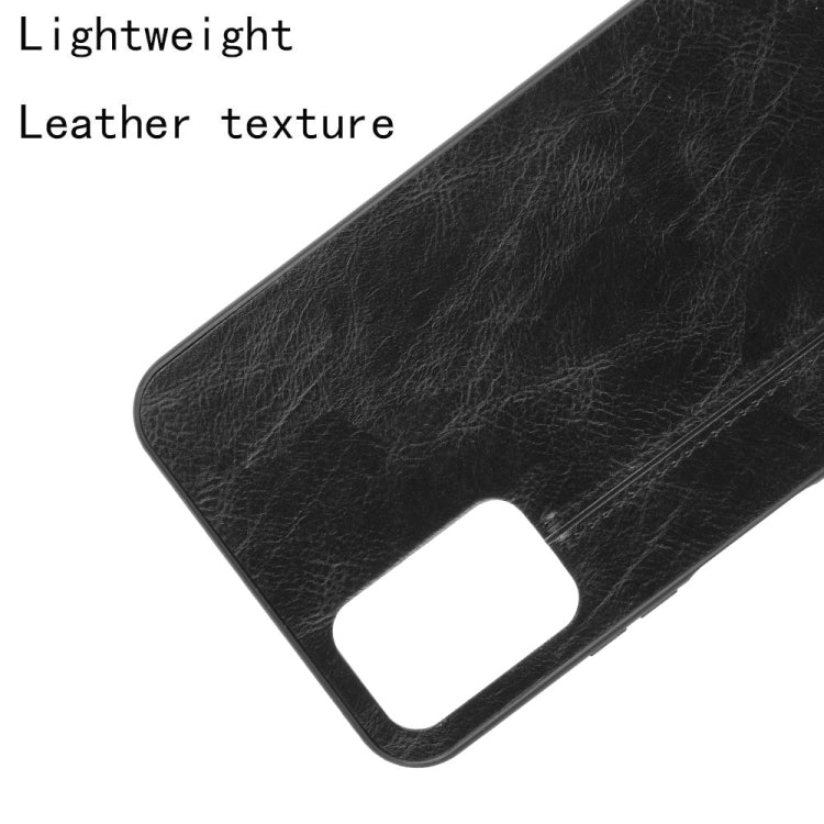 For Huawei Honor X10 Max 5G Shockproof Sewing Cow Pattern Skin PC + PU + TPU Case