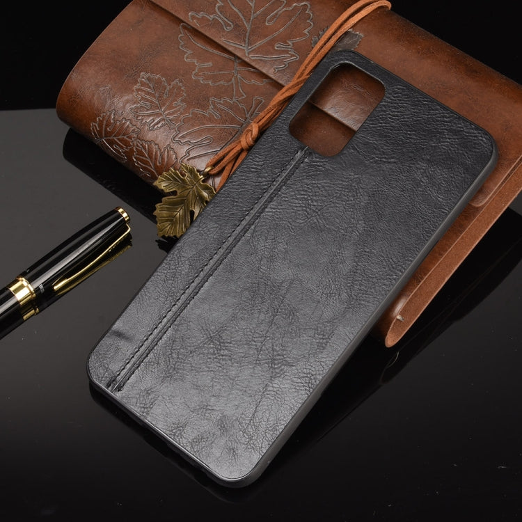 For Huawei Honor X10 Max 5G Shockproof Sewing Cow Pattern Skin PC + PU + TPU Case