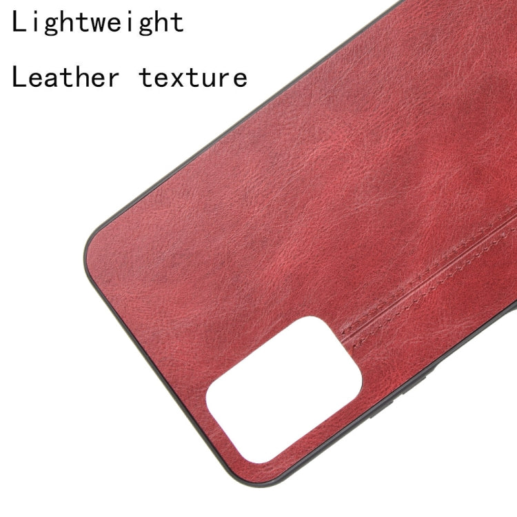 For Huawei Honor X10 Max 5G Shockproof Sewing Cow Pattern Skin PC + PU + TPU Case