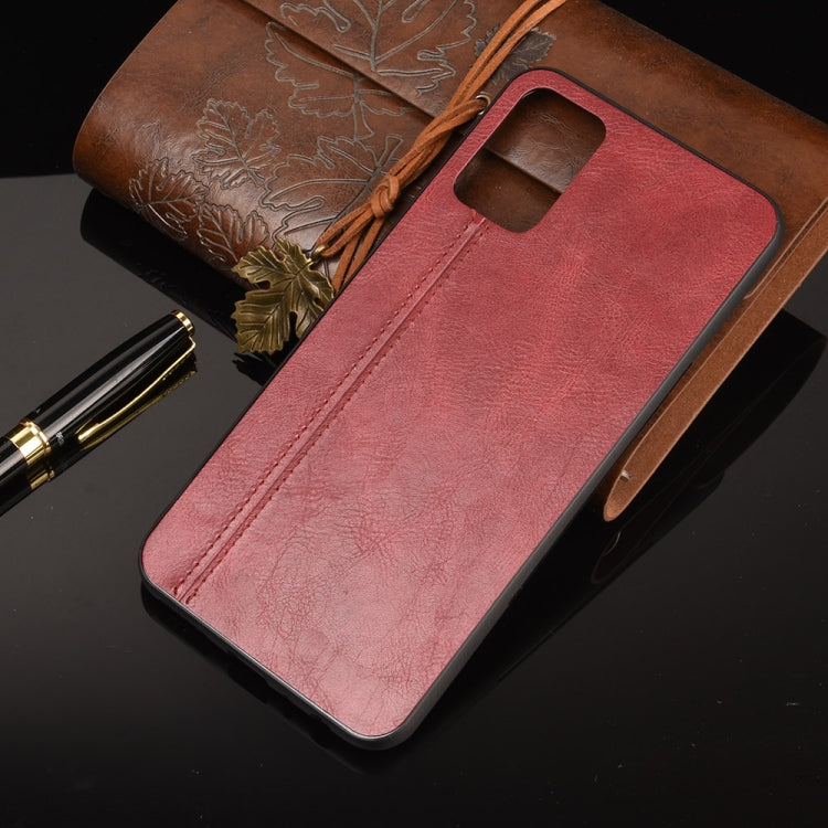 For Huawei Honor X10 Max 5G Shockproof Sewing Cow Pattern Skin PC + PU + TPU Case