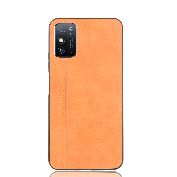 For Huawei Honor X10 Max 5G Shockproof Sewing Cow Pattern Skin PC + PU + TPU Case