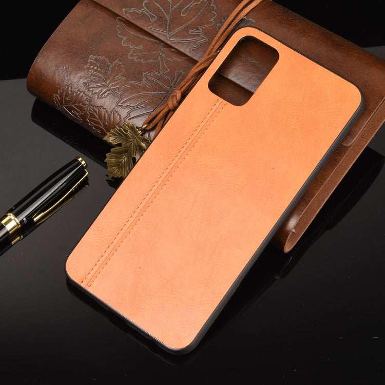 For Huawei Honor X10 Max 5G Shockproof Sewing Cow Pattern Skin PC + PU + TPU Case