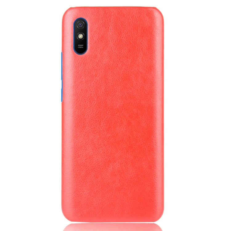 For Xiaomi Redmi 9A Shockproof Litchi Texture PC + PU Case