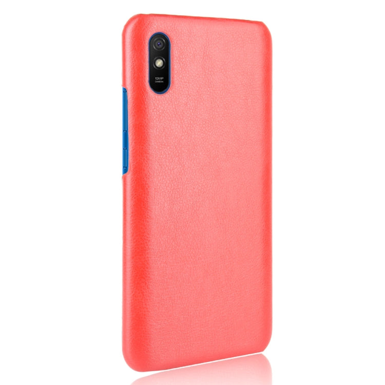 For Xiaomi Redmi 9A Shockproof Litchi Texture PC + PU Case