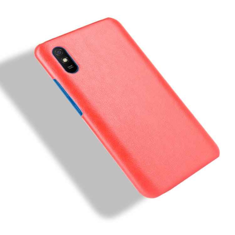 For Xiaomi Redmi 9A Shockproof Litchi Texture PC + PU Case