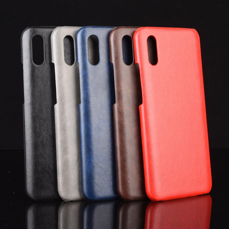 For Xiaomi Redmi 9A Shockproof Litchi Texture PC + PU Case
