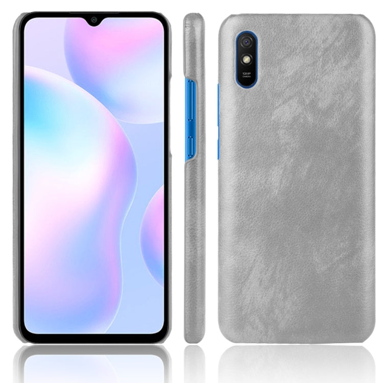 For Xiaomi Redmi 9A Shockproof Litchi Texture PC + PU Case