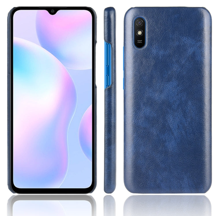 For Xiaomi Redmi 9A Shockproof Litchi Texture PC + PU Case