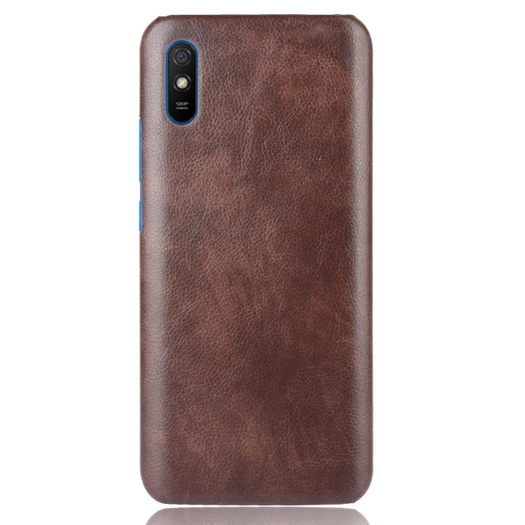 For Xiaomi Redmi 9A Shockproof Litchi Texture PC + PU Case