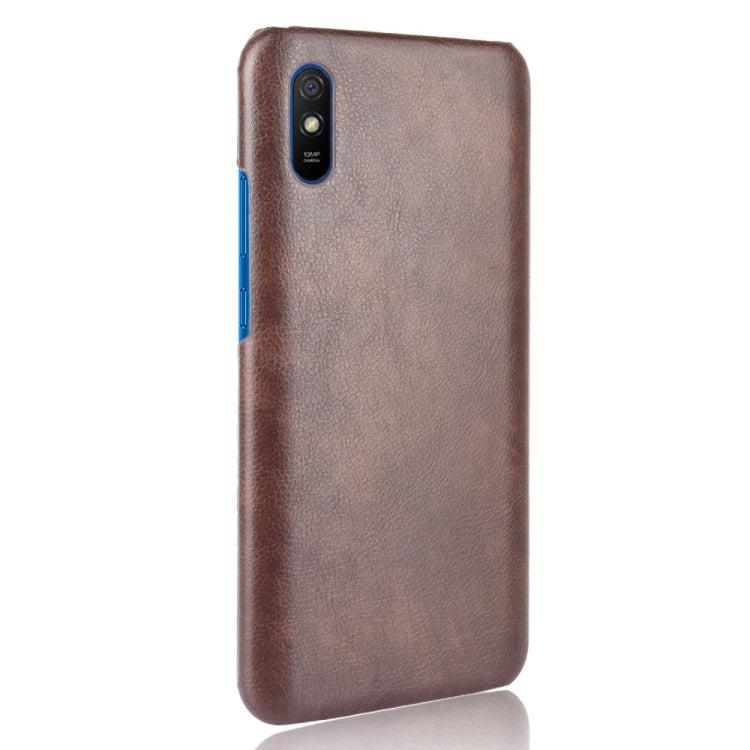 For Xiaomi Redmi 9A Shockproof Litchi Texture PC + PU Case