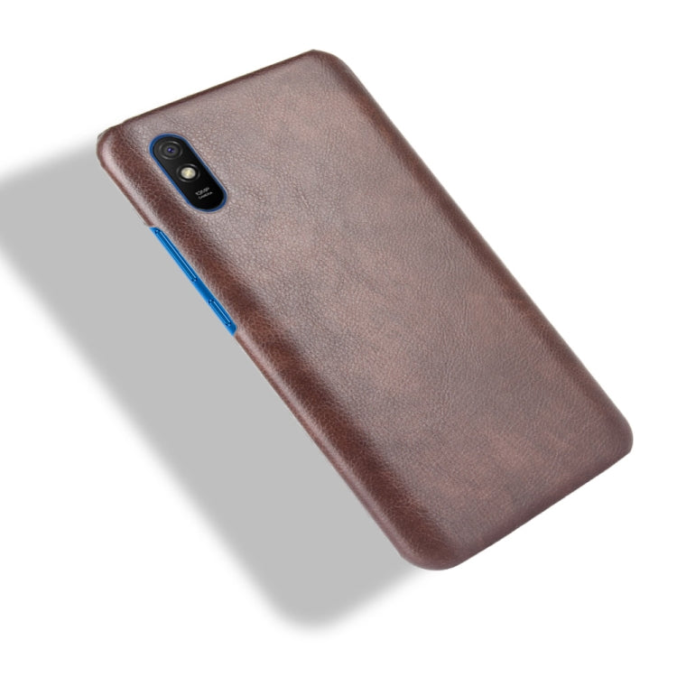 For Xiaomi Redmi 9A Shockproof Litchi Texture PC + PU Case