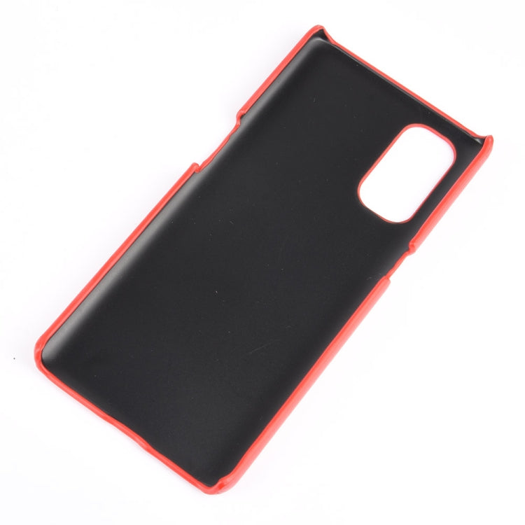 For Oppo Reno4 Shockproof Litchi Texture PC + PU Case