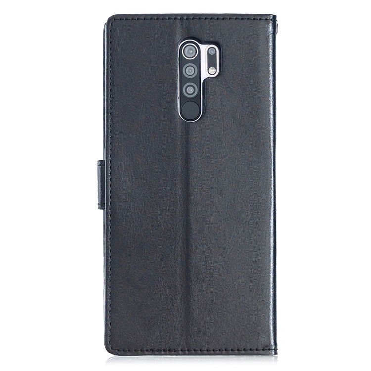 For Xiaomi Redmi 9 Crazy Horse Texture Horizontal Flip Leather Case with Holder & Card Slots & Wallet & Photo Frame