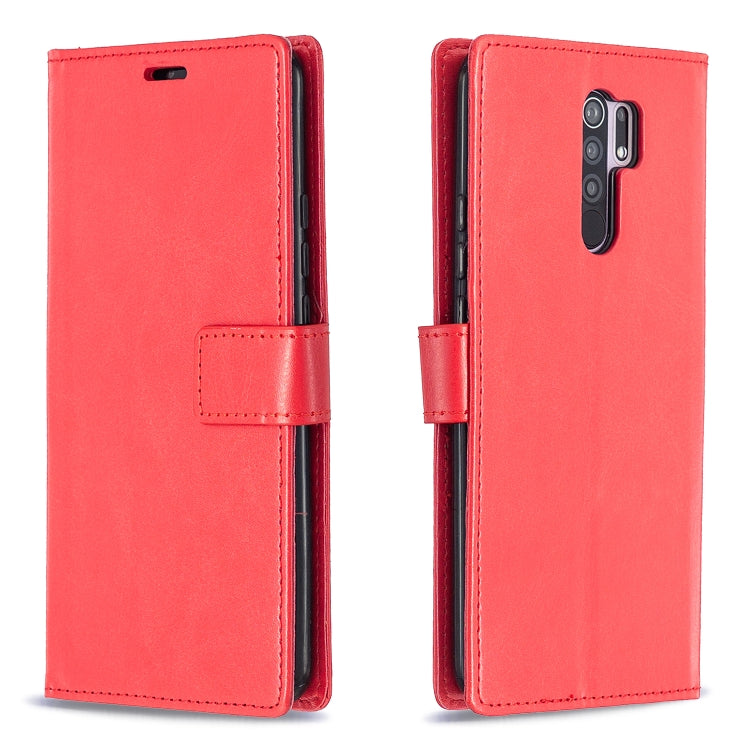 For Xiaomi Redmi 9 Crazy Horse Texture Horizontal Flip Leather Case with Holder & Card Slots & Wallet & Photo Frame
