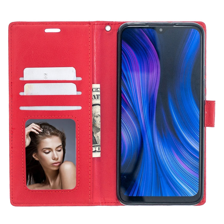 For Xiaomi Redmi 9 Crazy Horse Texture Horizontal Flip Leather Case with Holder & Card Slots & Wallet & Photo Frame