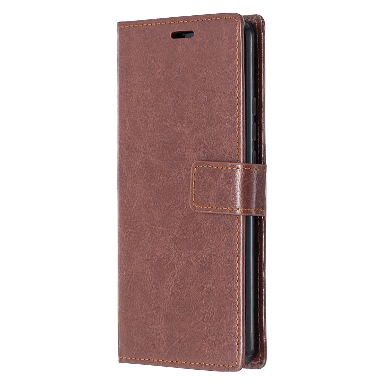 For Xiaomi Redmi 9 Crazy Horse Texture Horizontal Flip Leather Case with Holder & Card Slots & Wallet & Photo Frame
