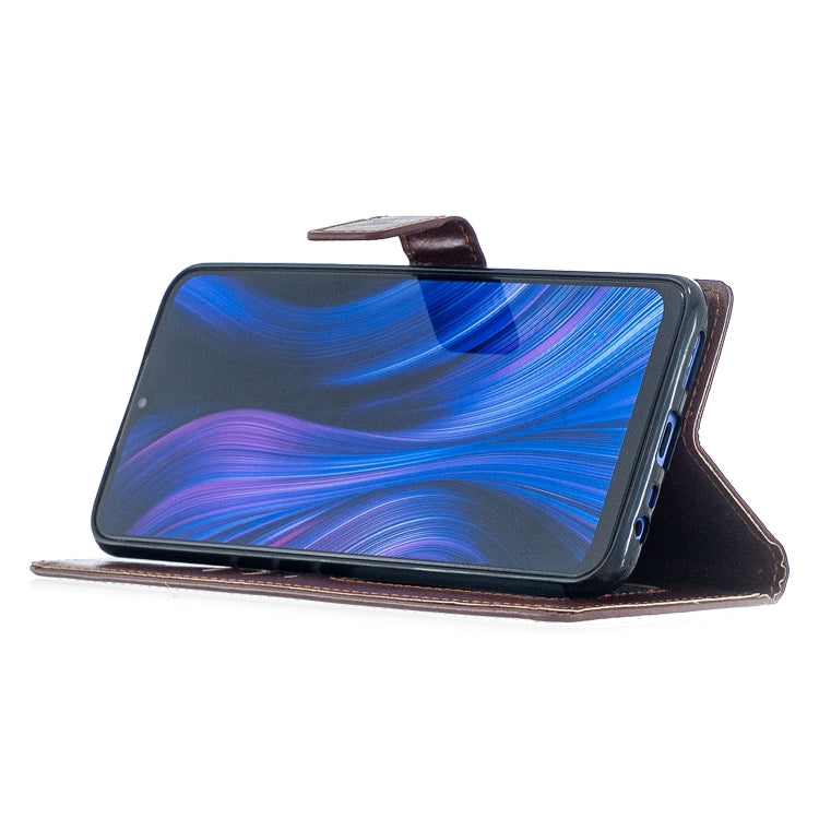 For Xiaomi Redmi 9 Crazy Horse Texture Horizontal Flip Leather Case with Holder & Card Slots & Wallet & Photo Frame