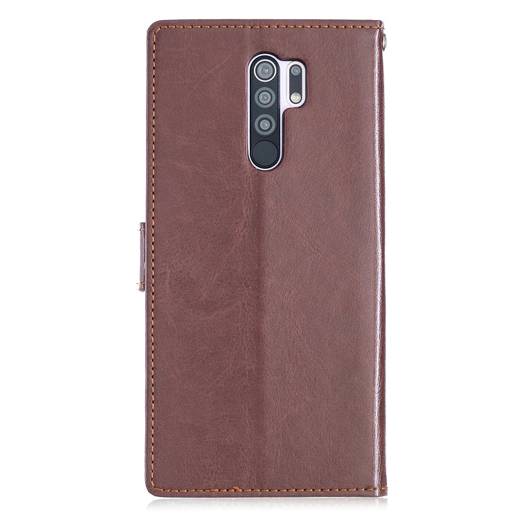 For Xiaomi Redmi 9 Crazy Horse Texture Horizontal Flip Leather Case with Holder & Card Slots & Wallet & Photo Frame