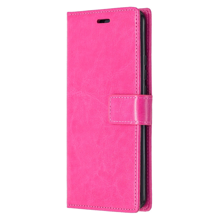 For Xiaomi Redmi 9 Crazy Horse Texture Horizontal Flip Leather Case with Holder & Card Slots & Wallet & Photo Frame