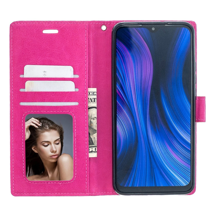 For Xiaomi Redmi 9 Crazy Horse Texture Horizontal Flip Leather Case with Holder & Card Slots & Wallet & Photo Frame
