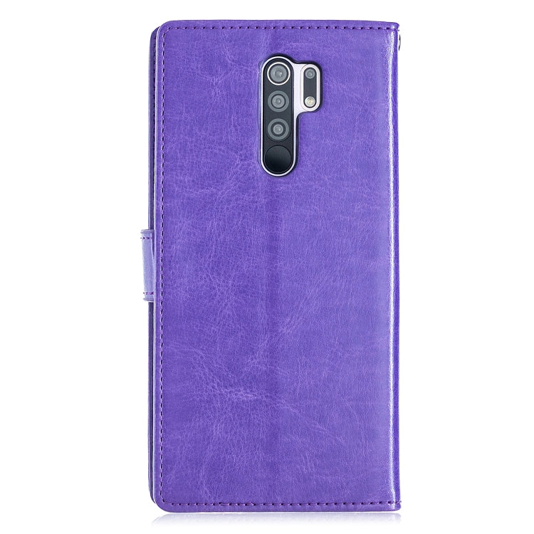 For Xiaomi Redmi 9 Crazy Horse Texture Horizontal Flip Leather Case with Holder & Card Slots & Wallet & Photo Frame