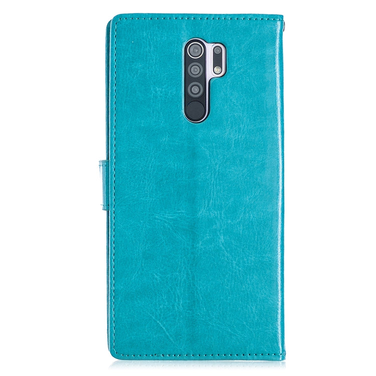 For Xiaomi Redmi 9 Crazy Horse Texture Horizontal Flip Leather Case with Holder & Card Slots & Wallet & Photo Frame