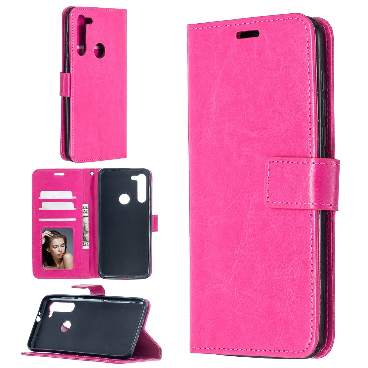 For Motorola Moto G8 Crazy Horse Texture Horizontal Flip Leather Case with Holder & Card Slots & Wallet & Photo Frame
