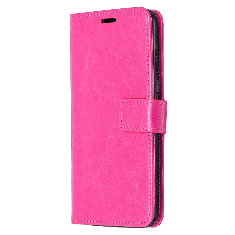For Motorola Moto G8 Crazy Horse Texture Horizontal Flip Leather Case with Holder & Card Slots & Wallet & Photo Frame