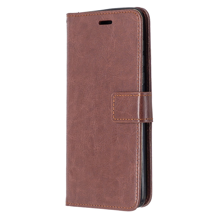 For Motorola Moto G8 Crazy Horse Texture Horizontal Flip Leather Case with Holder & Card Slots & Wallet & Photo Frame