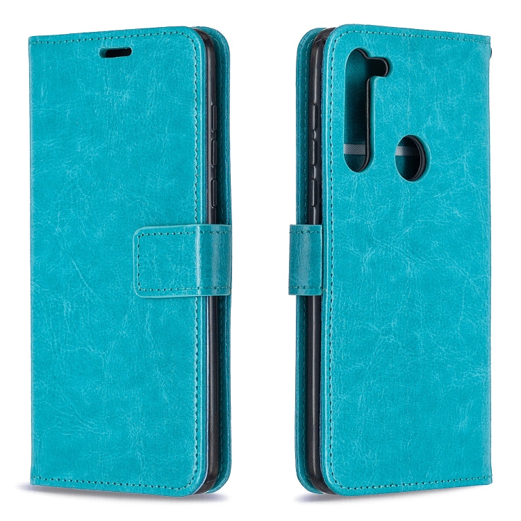 For Motorola Moto G8 Crazy Horse Texture Horizontal Flip Leather Case with Holder & Card Slots & Wallet & Photo Frame