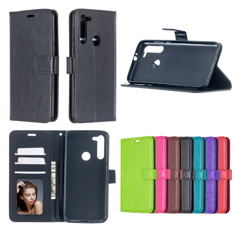 For Motorola Moto G8 Crazy Horse Texture Horizontal Flip Leather Case with Holder & Card Slots & Wallet & Photo Frame