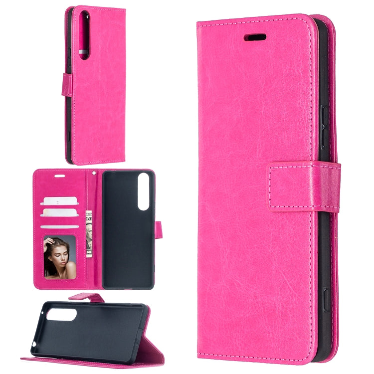 For Sony Xperia 1 II Crazy Horse Texture Horizontal Flip Leather Case with Holder & Card Slots & Wallet & Photo Frame