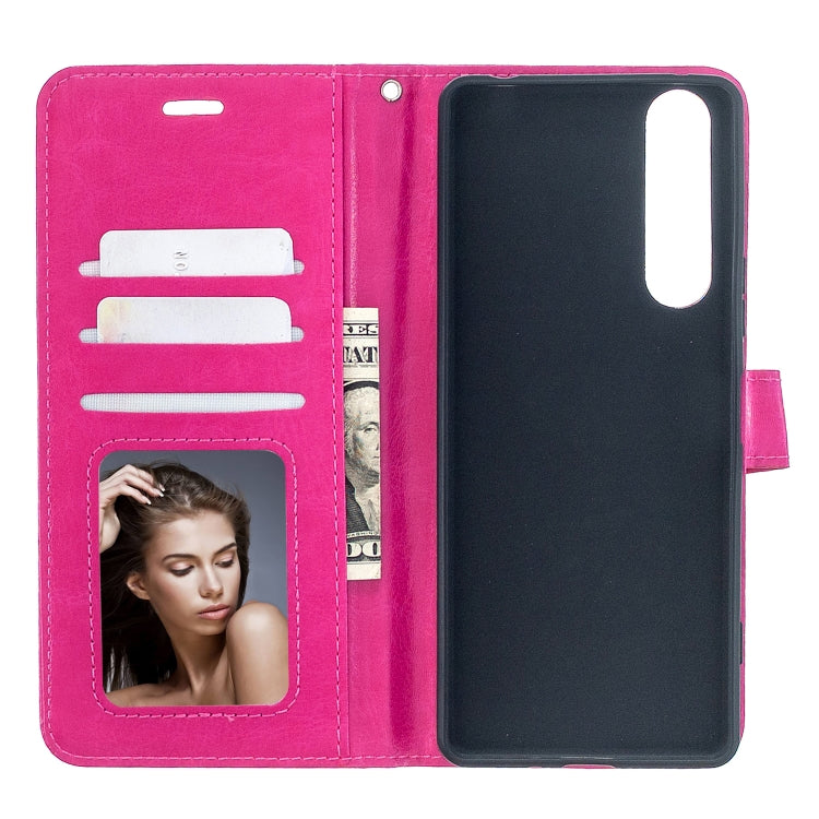 For Sony Xperia 1 II Crazy Horse Texture Horizontal Flip Leather Case with Holder & Card Slots & Wallet & Photo Frame