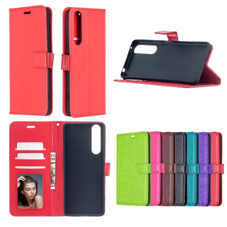 For Sony Xperia 1 II Crazy Horse Texture Horizontal Flip Leather Case with Holder & Card Slots & Wallet & Photo Frame