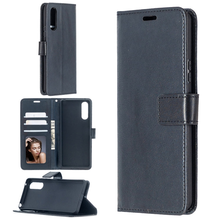 For Sony Xperia 10 II Crazy Horse Texture Horizontal Flip Leather Case with Holder & Card Slots & Wallet & Photo Frame