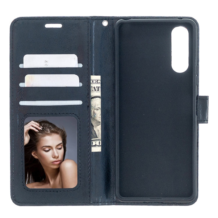 For Sony Xperia 10 II Crazy Horse Texture Horizontal Flip Leather Case with Holder & Card Slots & Wallet & Photo Frame