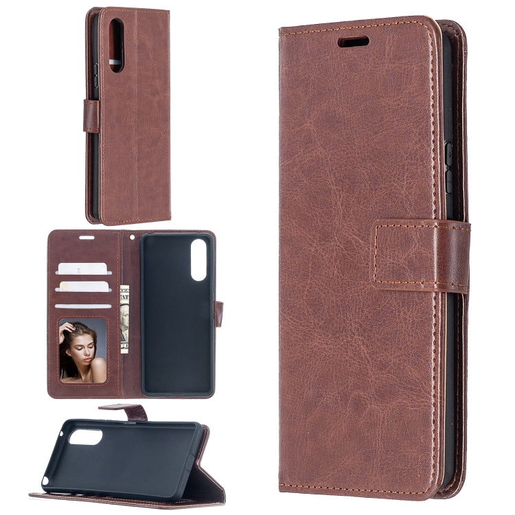 For Sony Xperia 10 II Crazy Horse Texture Horizontal Flip Leather Case with Holder & Card Slots & Wallet & Photo Frame
