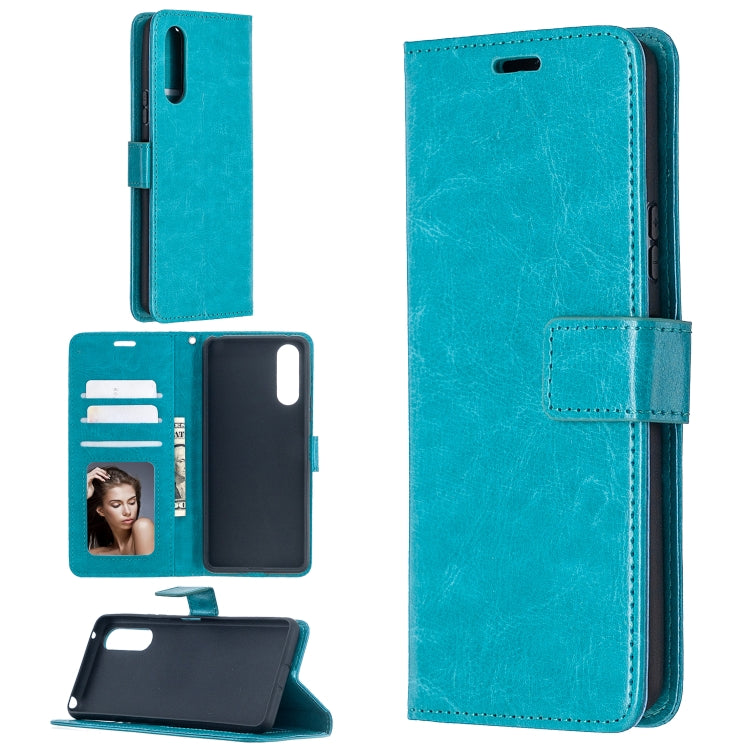 For Sony Xperia 10 II Crazy Horse Texture Horizontal Flip Leather Case with Holder & Card Slots & Wallet & Photo Frame