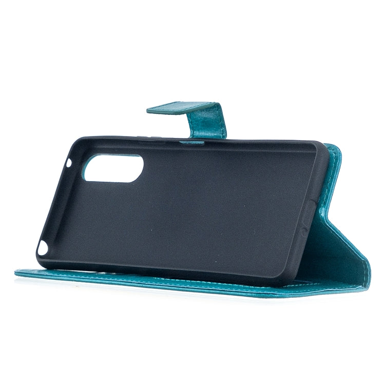 For Sony Xperia 10 II Crazy Horse Texture Horizontal Flip Leather Case with Holder & Card Slots & Wallet & Photo Frame