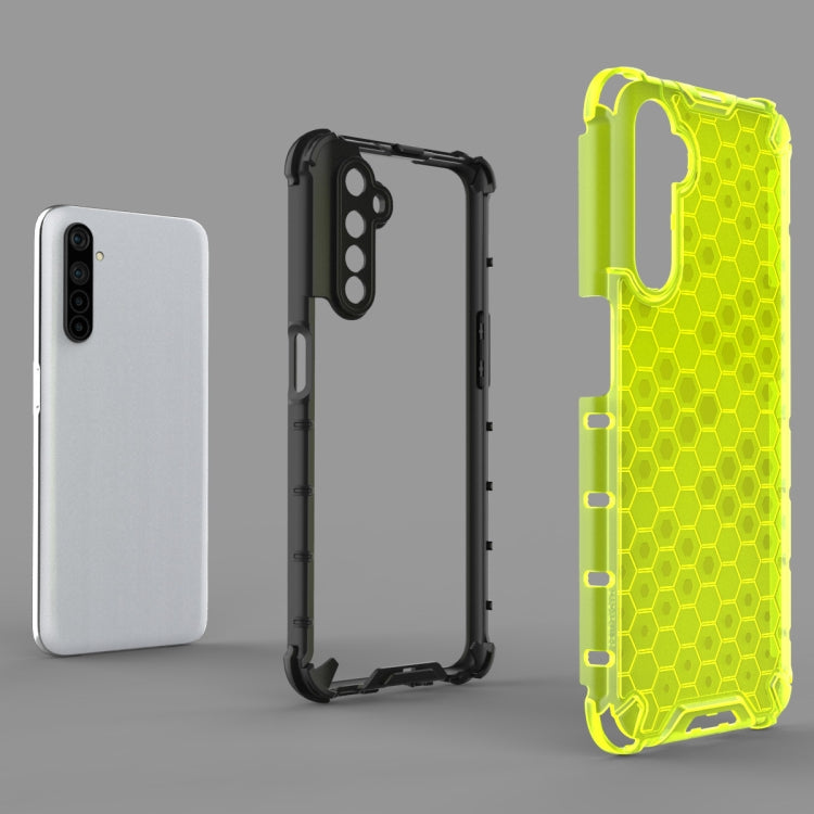 For OPPO Realme 6 Shockproof Honeycomb PC + TPU Case