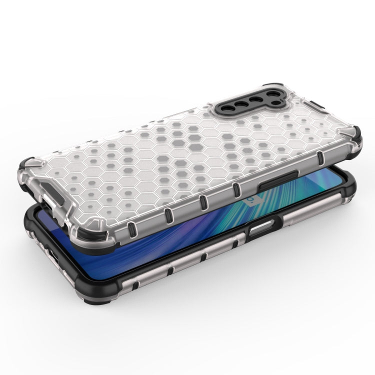 For OPPO Realme 6 Shockproof Honeycomb PC + TPU Case