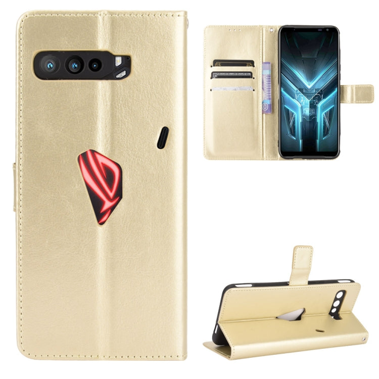 For Asus ROG Phone 3 ZS661KS Retro Crazy Horse Texture Horizontal Flip Leather Case , with Holder & Card Slots & Photo Frame